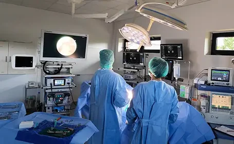 Foto OP Saal FTZ Berger - Fachbereich Orthopaedische Chirurgie